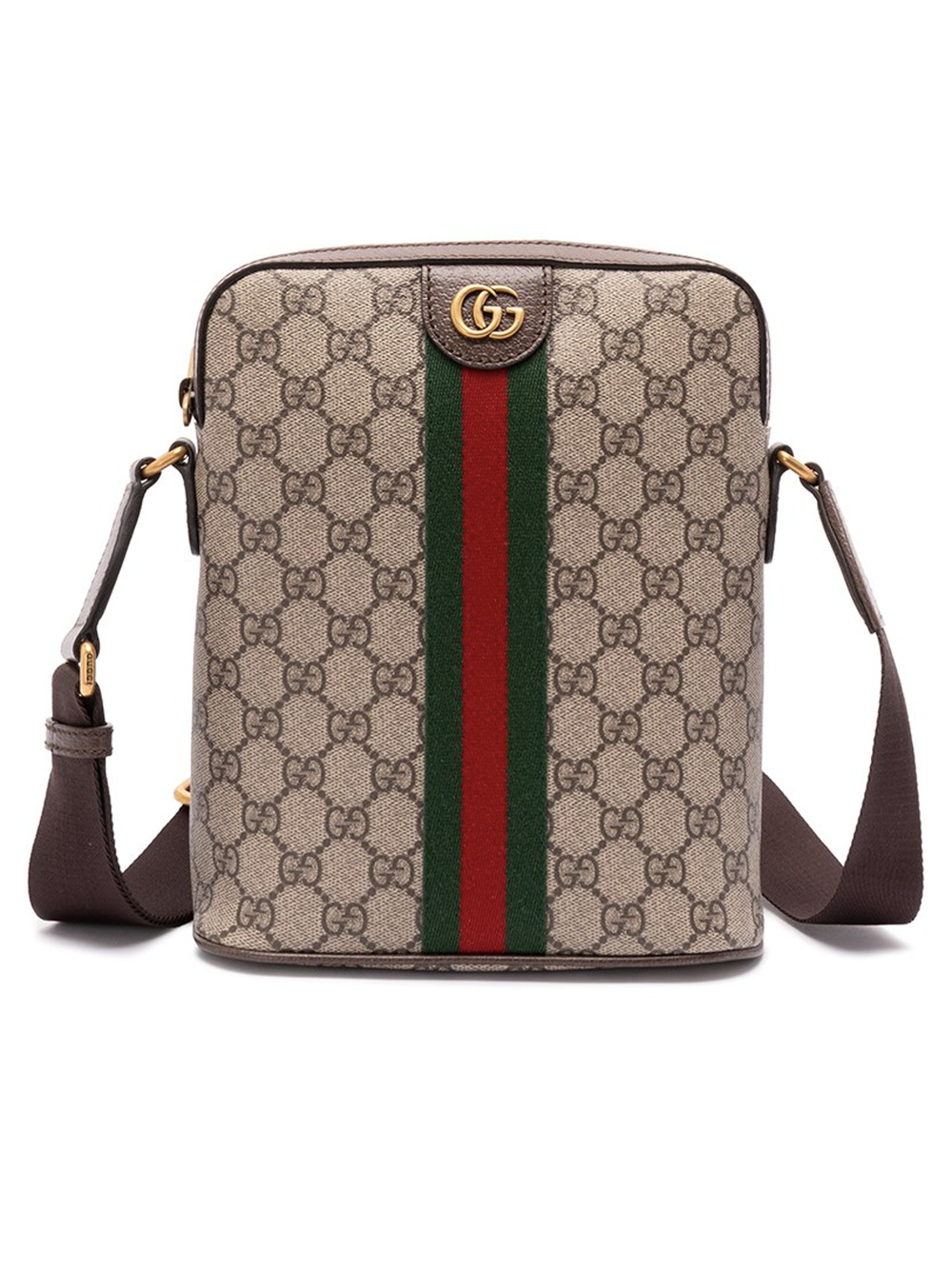 NEW GUCCI GG OPHIDIA WEB GG CROSSBODY MESSENGER BAG AUTHENTIC! - Picture 1 of 13